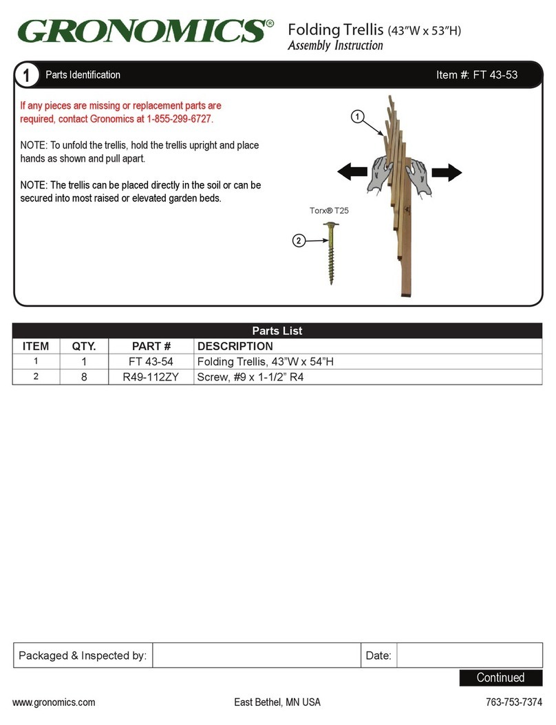 Gronomics FT 43-53 Assembly instruction