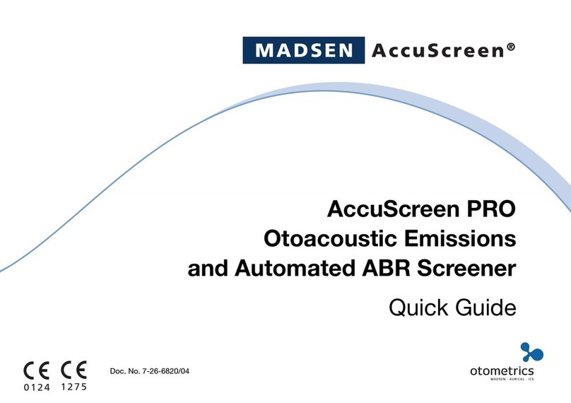 Madsen AccuScreen PRO quick guide Madsen AccuScreen PRO quick guide