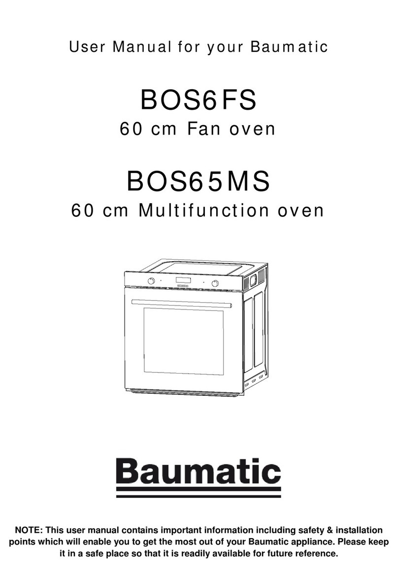 Baumatic BOS65MS User manual