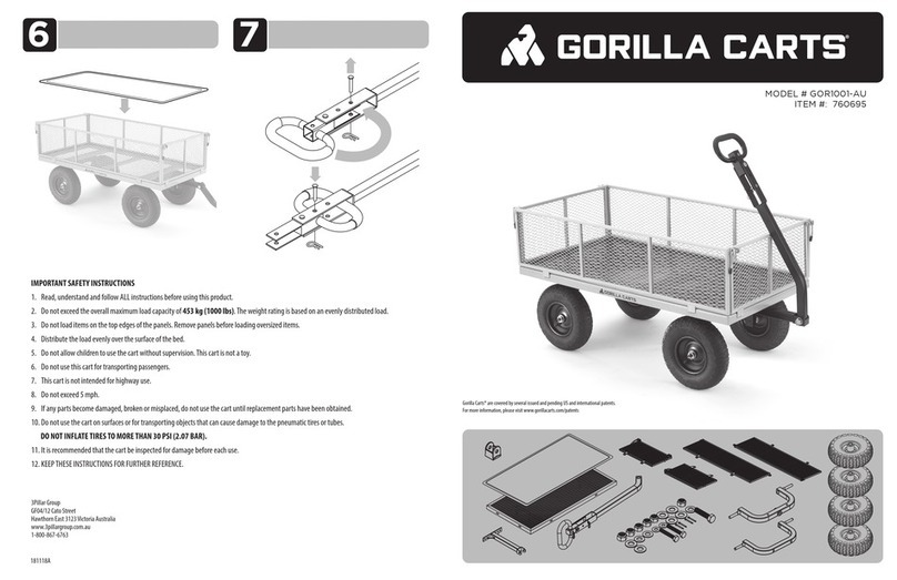 Gorilla Carts GOR1001-AU quick start guide