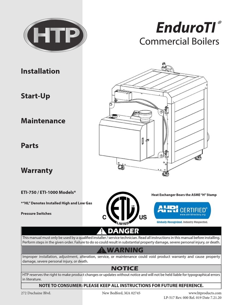 HTP EnduroTI ETI-1000 Installation manual