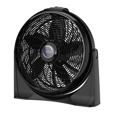 Lasko CYCLONE A20561 operating manual
