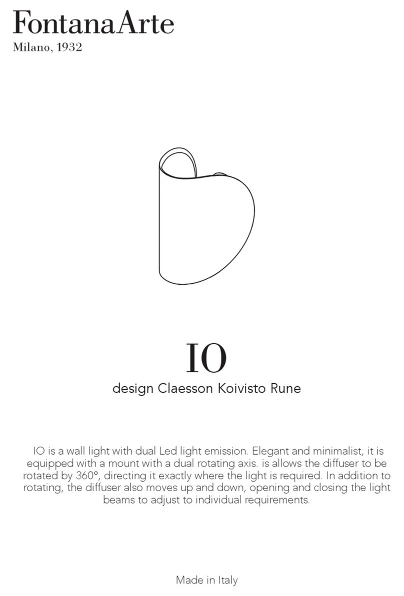 FontanaArte IO manual