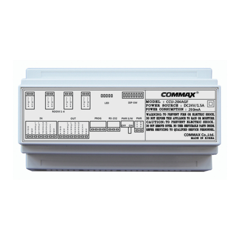 Commax CCU-204AGF user manual