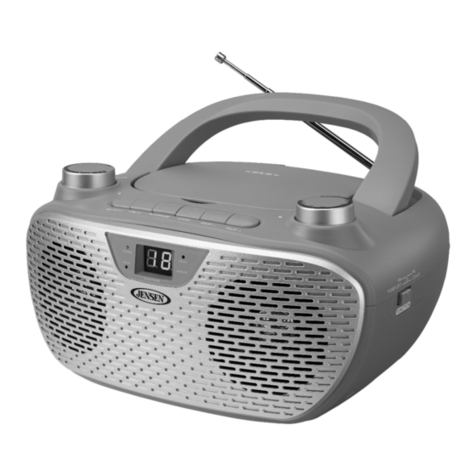 Jensen CD-485 User manual