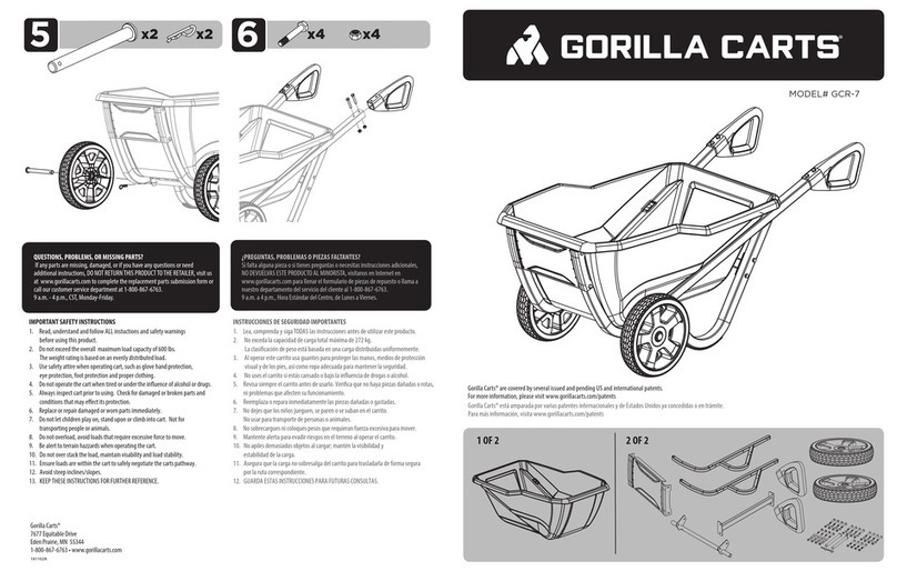 Gorilla Carts GCR-7 User manual