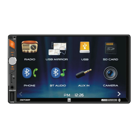 Dual Electronics Corporation DM70MIR Installation & owner's manual