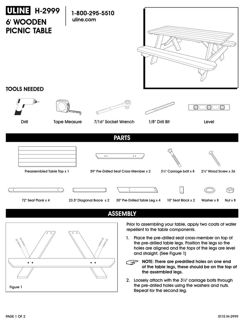 U-Line H-2999 User manual U-Line H-2999 User manual