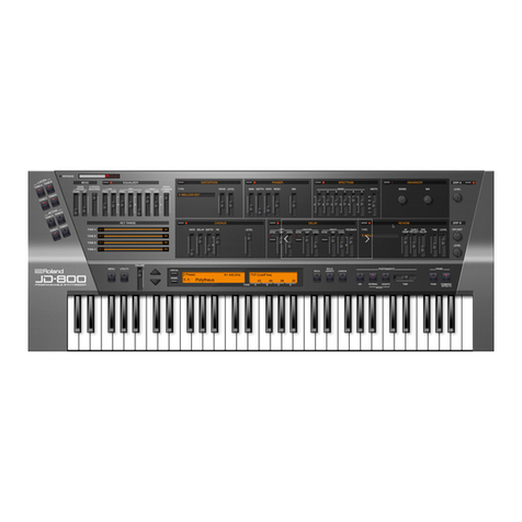 Roland JD-800 owner's manual