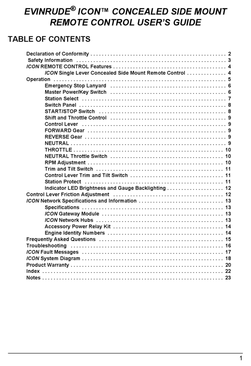 Evinrude ICON User manual