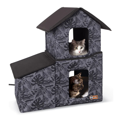 K&H Outdoor Two-Story Kitty House with Dining... Installation guide K&H Outdoor Two-Story Kitty House with Dining... Installation guide