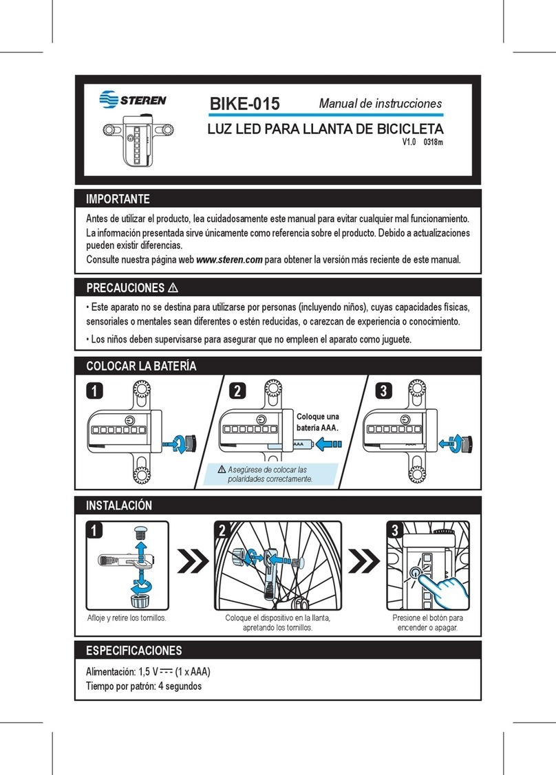 Steren BIKE-015 instruction manual