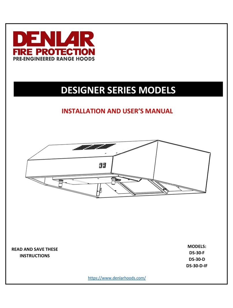 Denlar Designer Series Installation and user manual