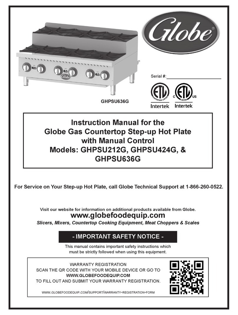 Globe GHPSU636G instruction manual