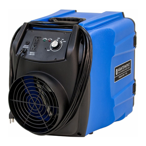 Abatement Technologies Predator PRED750EC User manual