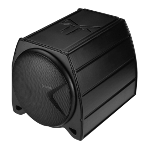 Rockford Fosgate RFT-1081 Installation and operating manual