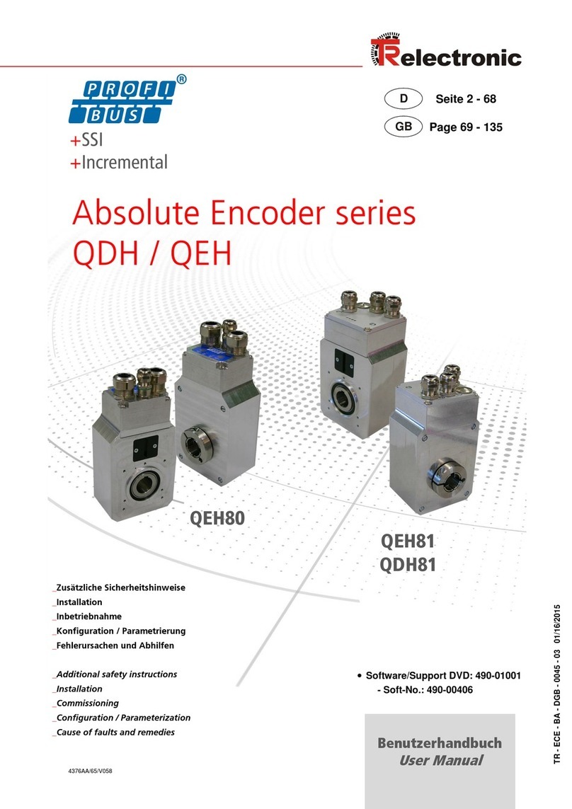 TR-Electronic PROFI BUS QDH Series User manual