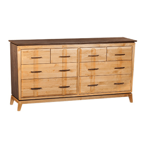 Whittier Wood Furniture 1238DUETb Assembly instructions