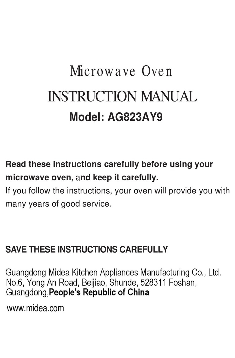 Midea AG823AY9 User manual