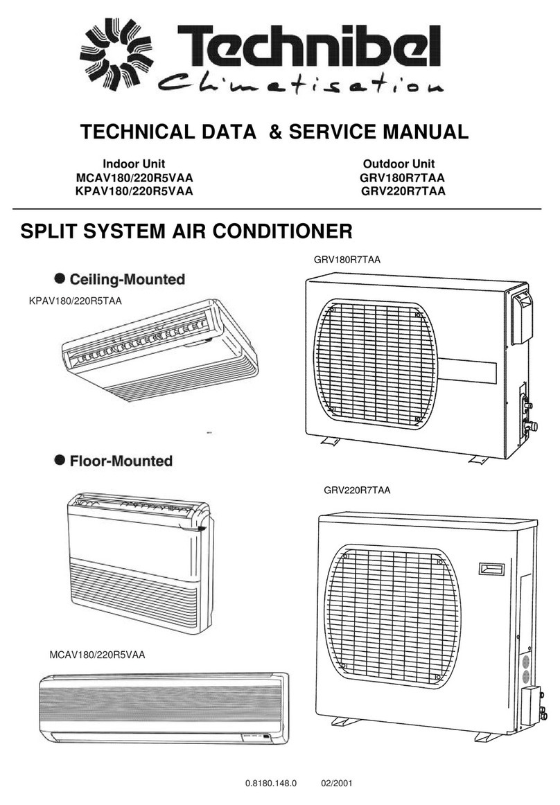 Technibel Climatisation MCAV180R5VAA Manual