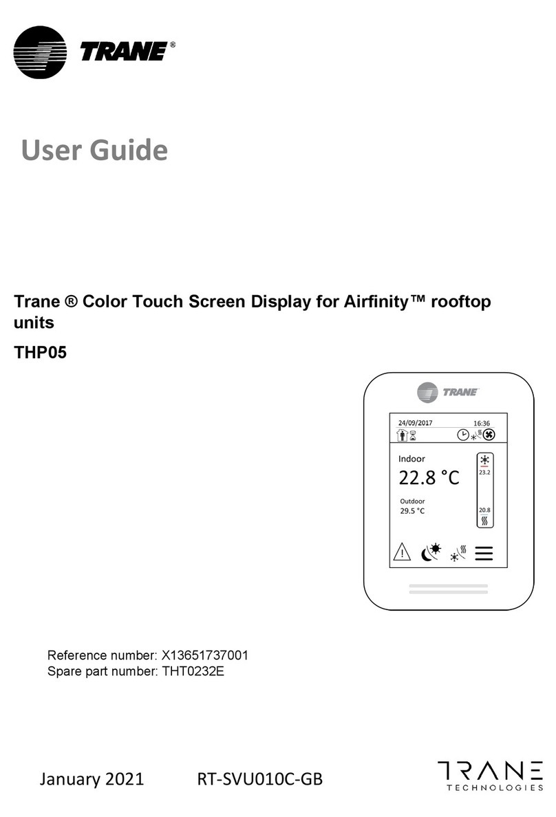 Trane THP05 user guide