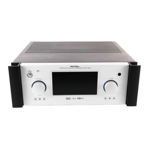 Rotel RSP-1098 Technical manual