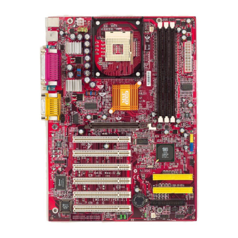 MSI 645E Max-U User manual