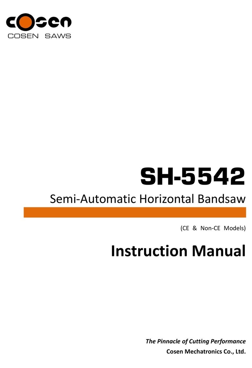 Cosen SH-5542 instruction manual