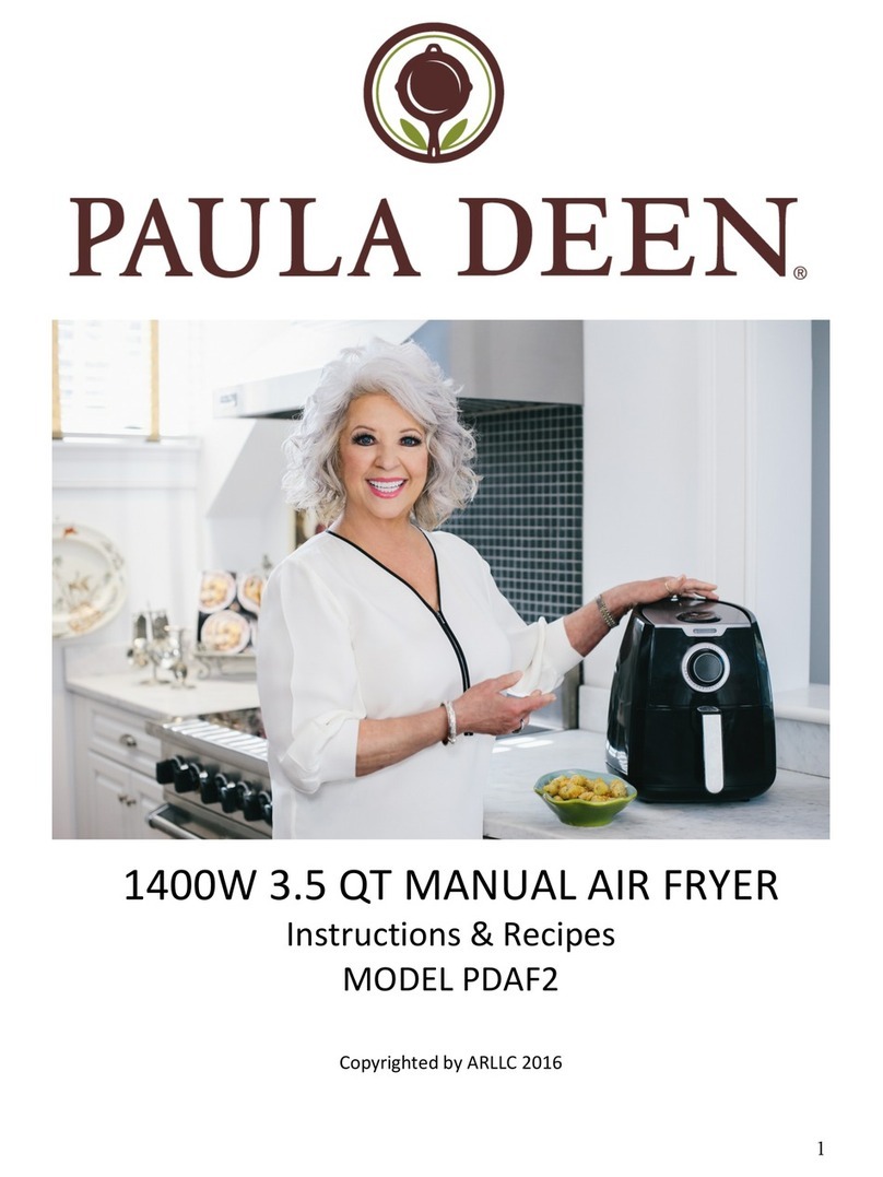 Paula Deen DAF2 Instructions & recipes