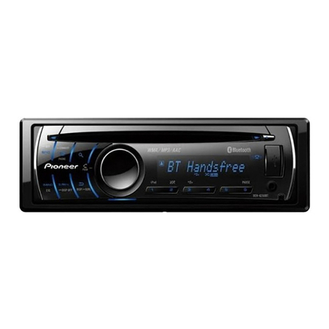 Pioneer DEH-6250BT User manual