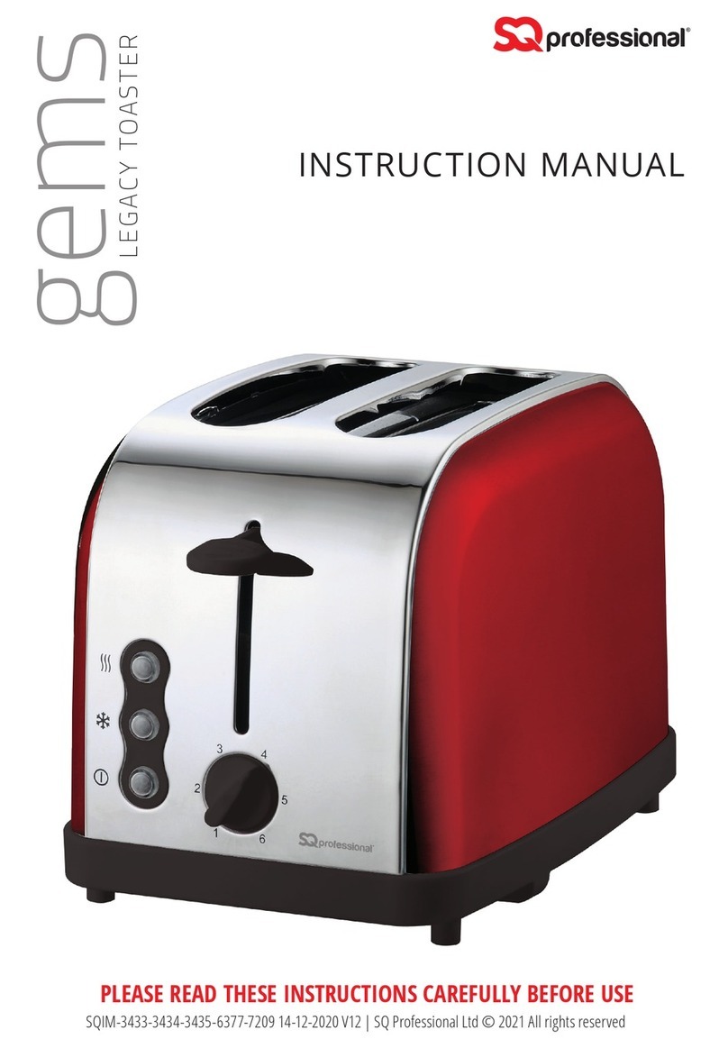 SQ Professional gems 3434 instruction manual