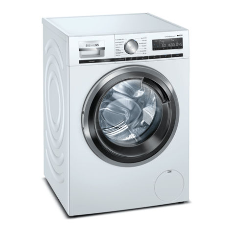 Siemens WM6HXK0LDN User manual and assembly instructions
