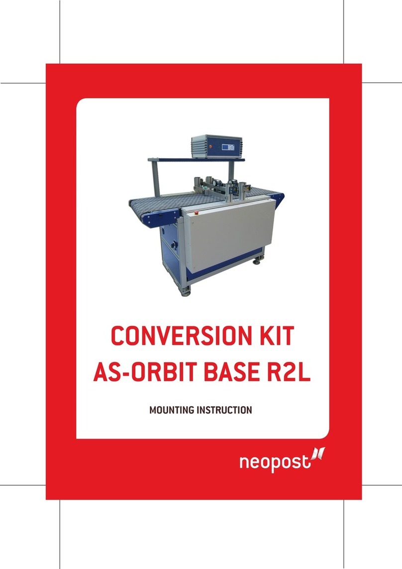 Neopost AS-Orbit Base R2L Mounting instruction
