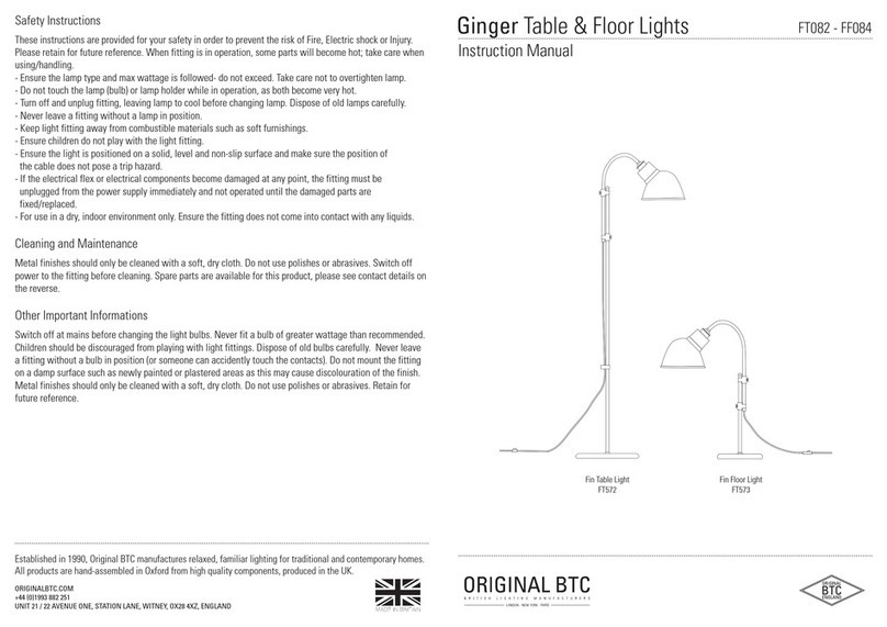 Original BTC Ginger FT082 instruction manual