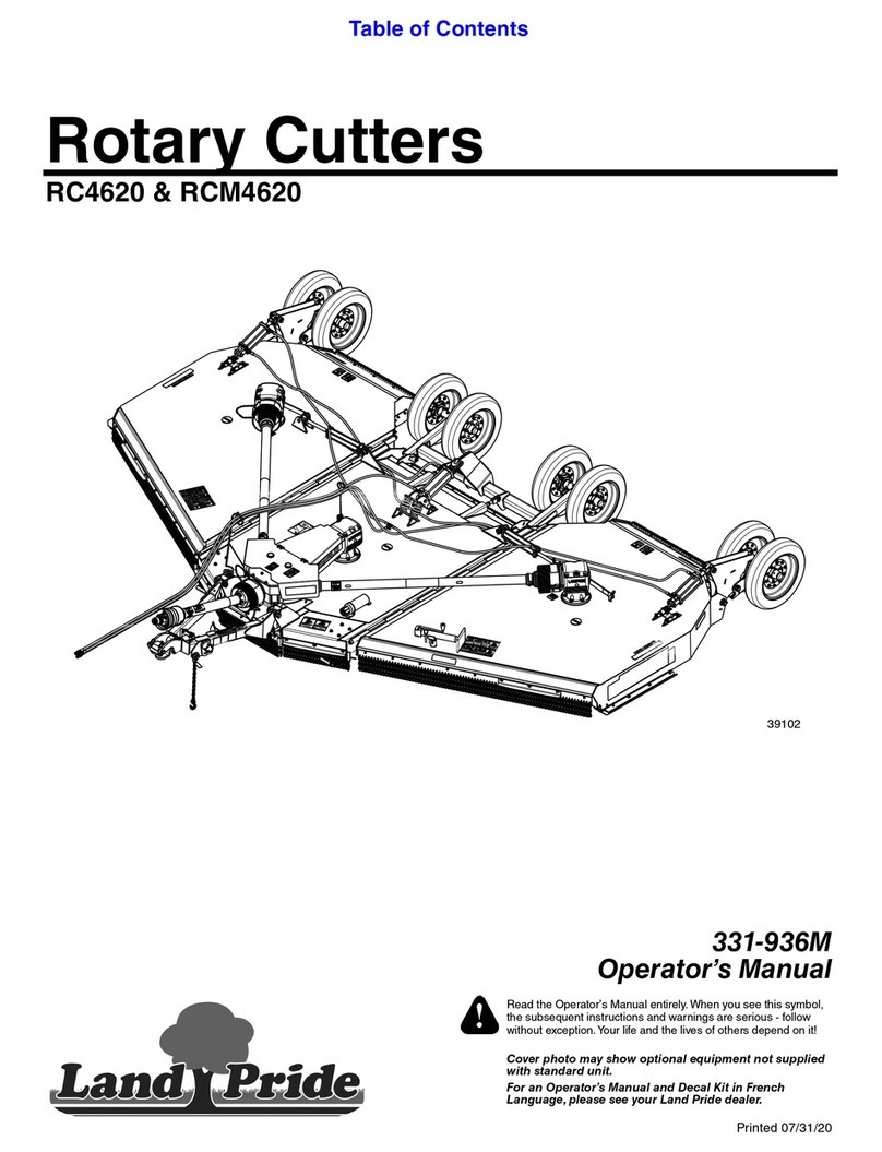 Land Pride RC4620 User manual