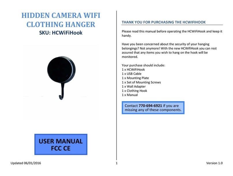 Mini Gadgets HCWiFiHook User manual