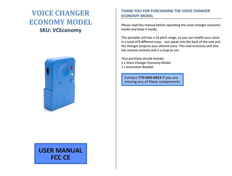 Mini Gadgets VCEconomy User manual