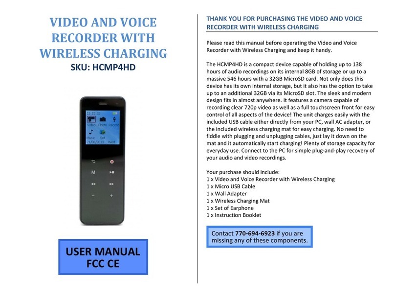 Mini Gadgets HCMP4HD User manual