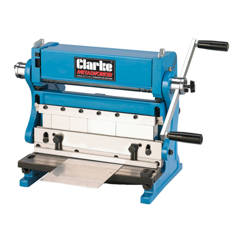 Clarke SBR305 Operation & maintenance instructions