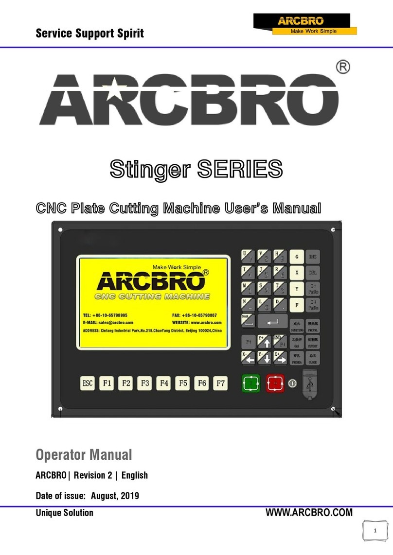 ARCBRO Stinger Series user manual