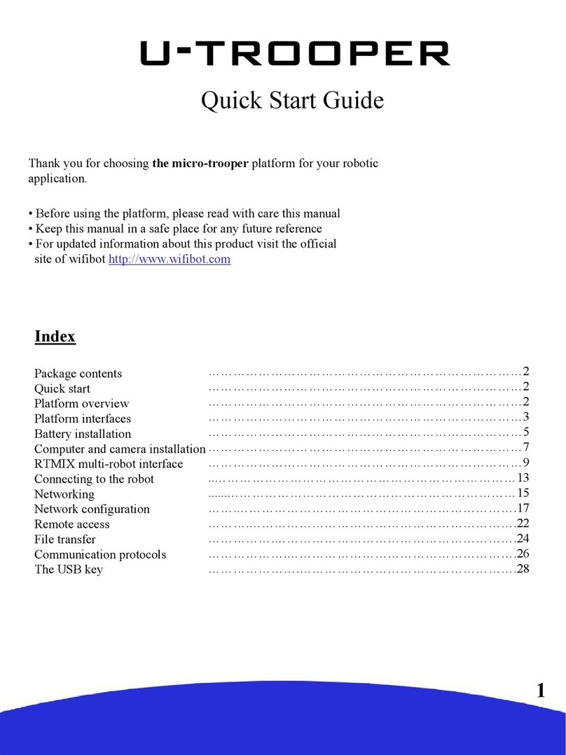 Wifibot U-TROOPER User manual