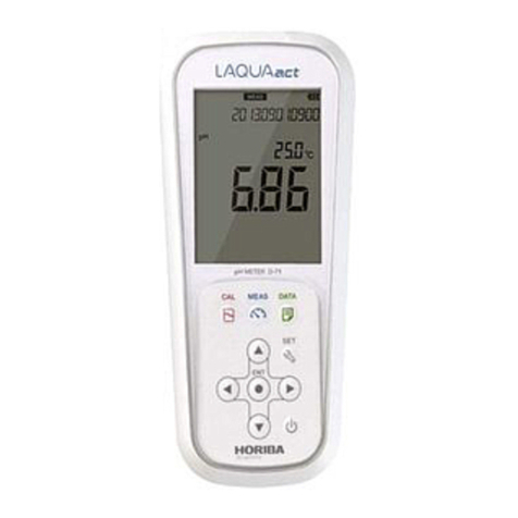 Horiba Scientific LAQUAact D-71G instruction manual Horiba Scientific LAQUAact D-71G instruction manual