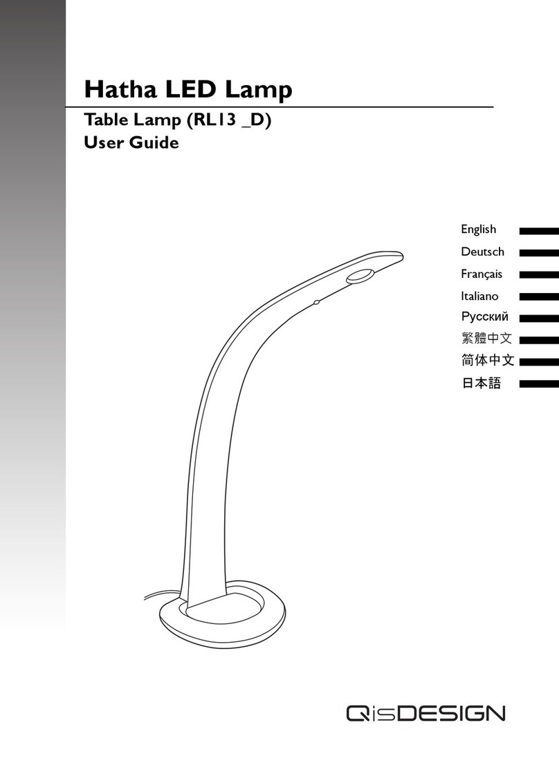 QisDESIGN Hatha RL13 D user guide