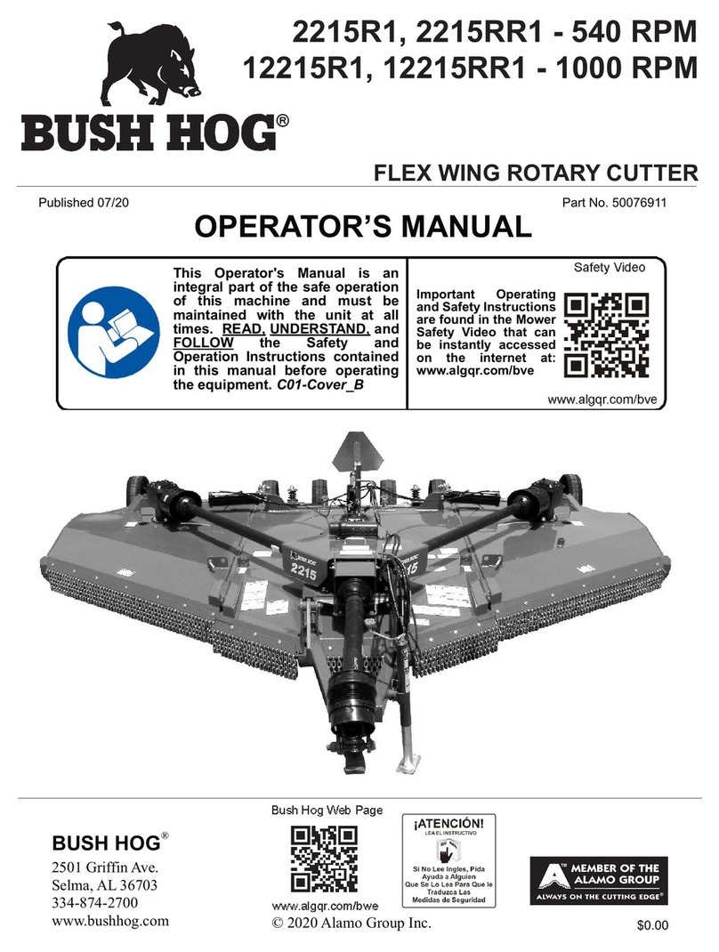 Bush Hog 2215R1 Operator's manual