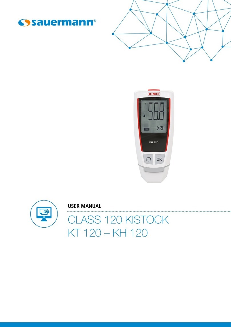 sauermann KT 120 User manual
