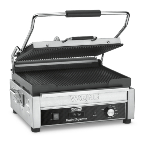 Waring WPG250TSWE User manual