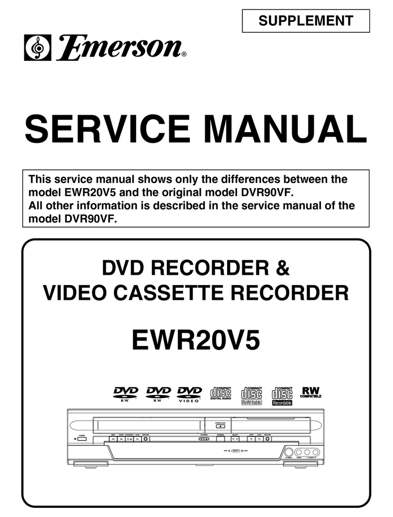 Emerson EWR20V5 User manual Emerson EWR20V5 User manual