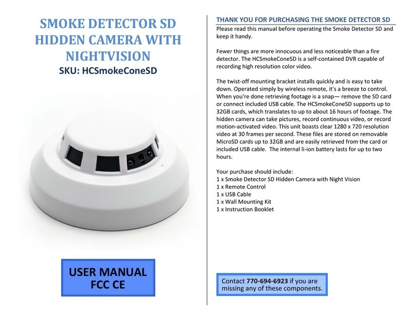 Mini Gadgets HCSmokeConeSD user manual