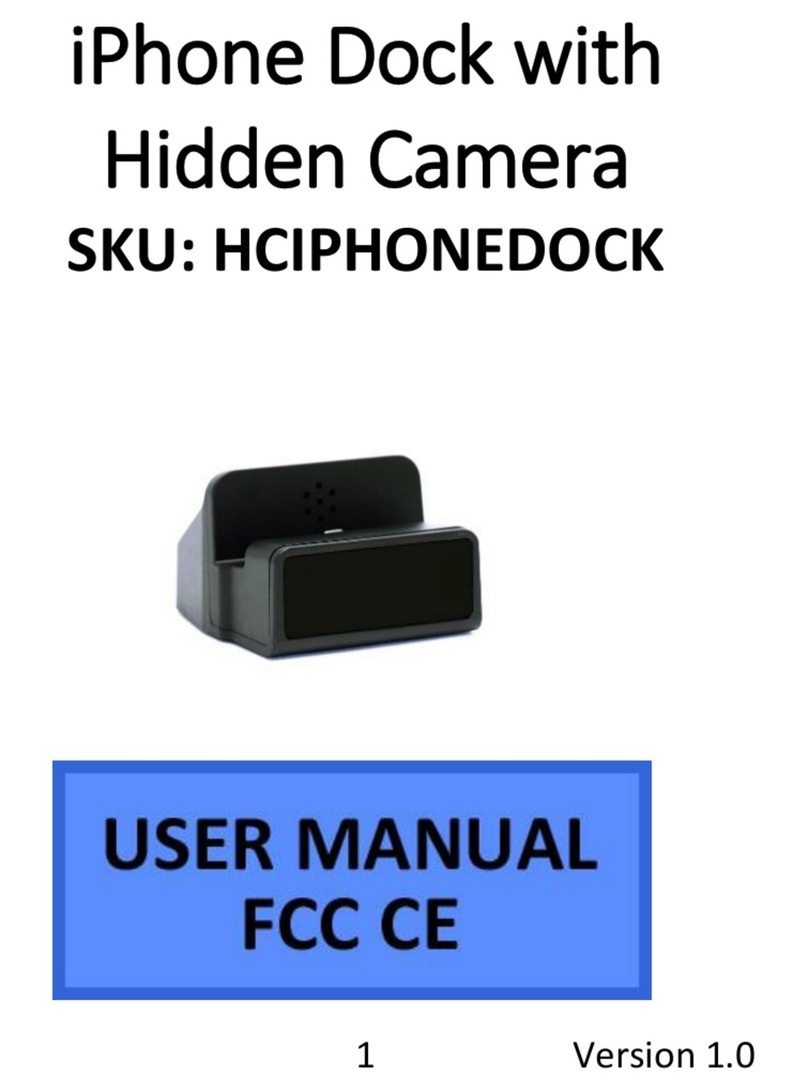 Mini Gadgets HCIPHONEDOCK User manual
