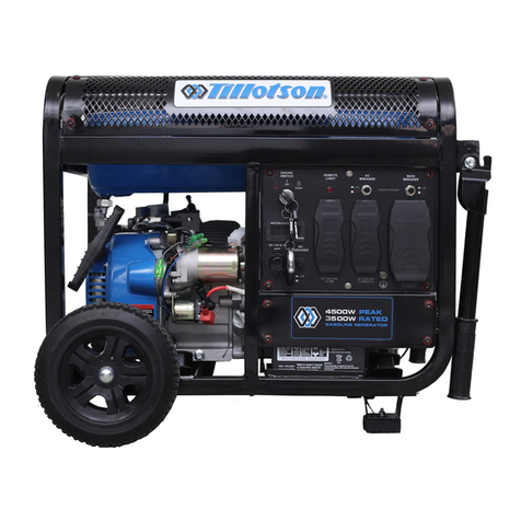 TILLOTSON TPP-4500G-A owner's manual